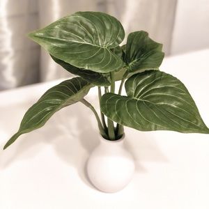 Mini Faux Greenery in Bud Vase